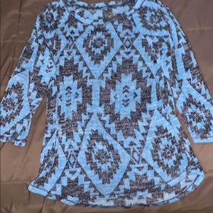 3/4 sleeve justice shirt